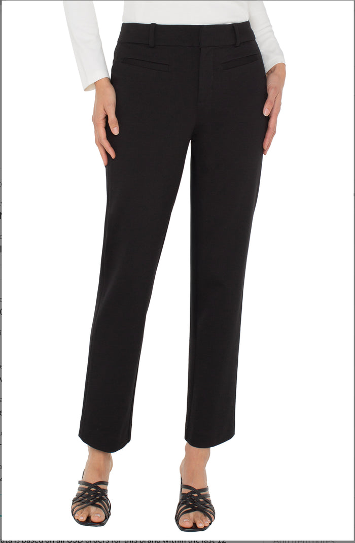 Liverpool Holly Welt Pocket Black 28' ins