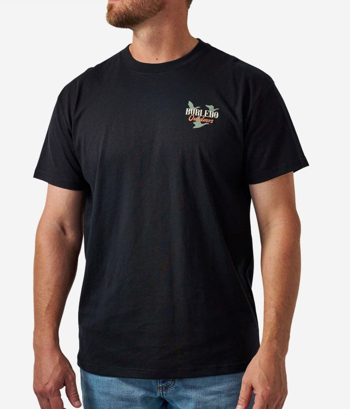 Burlebo-SHORT SLEEVE TEE - FIELD COMPANION - BLACK