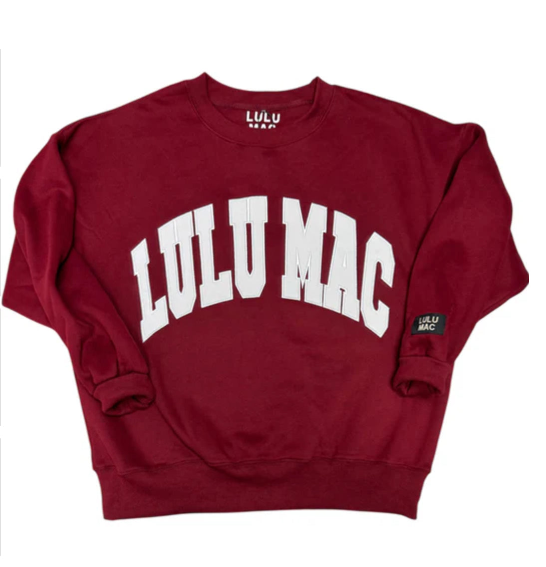 LULU MAC LIGHT MAROON/WHITE  -PUFF
