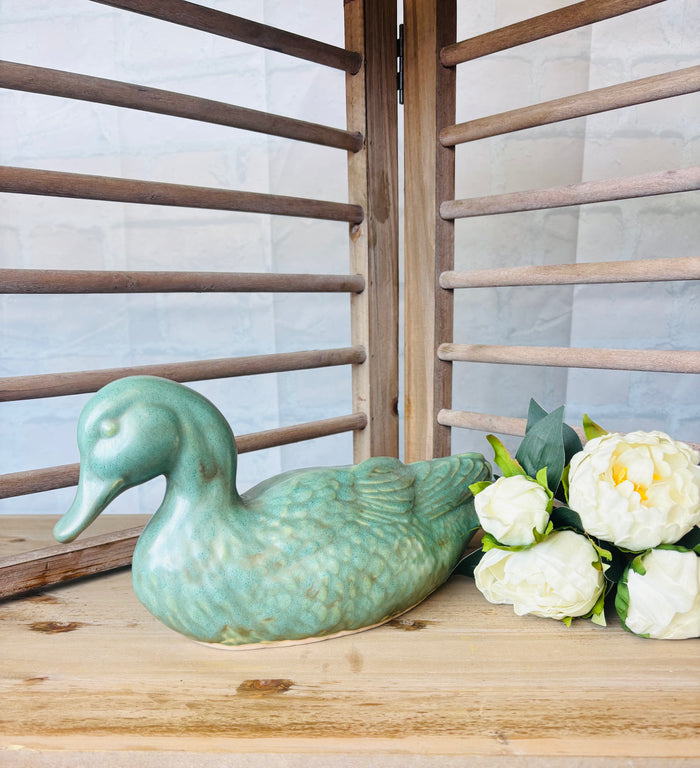 Sonshine Pottery Medium Turquoise Duck