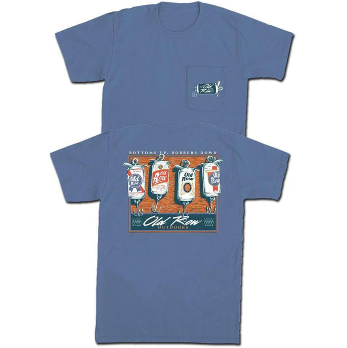 Old Row -BOTTOMS UP BOBBERS DOWN POCKET TEE