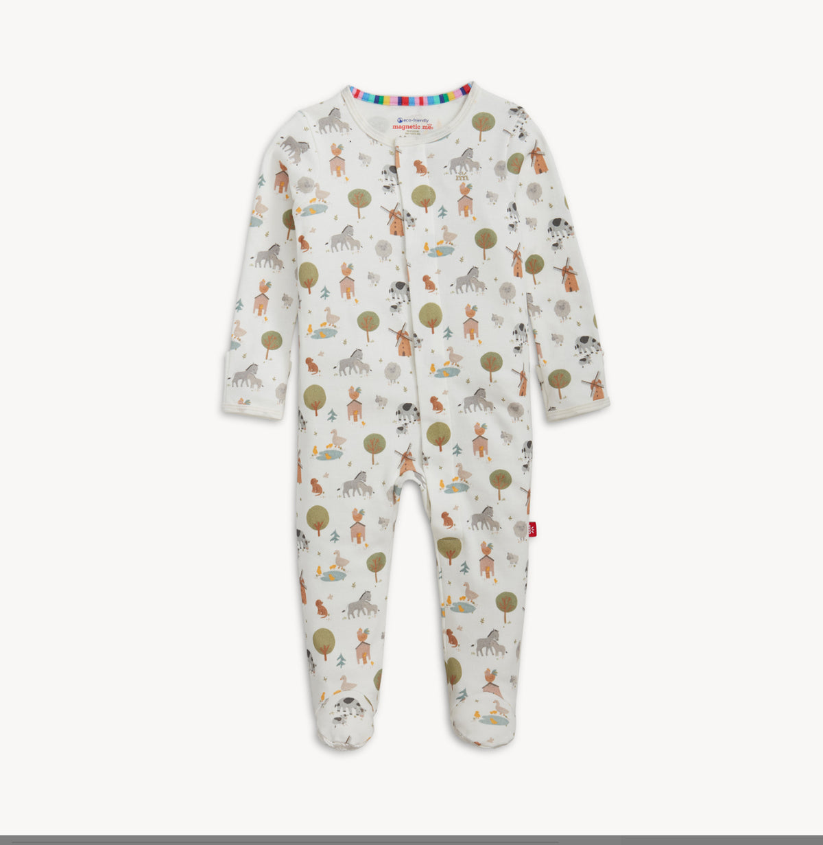 Magnetic Me Funny Farm Organic Cotton Footie