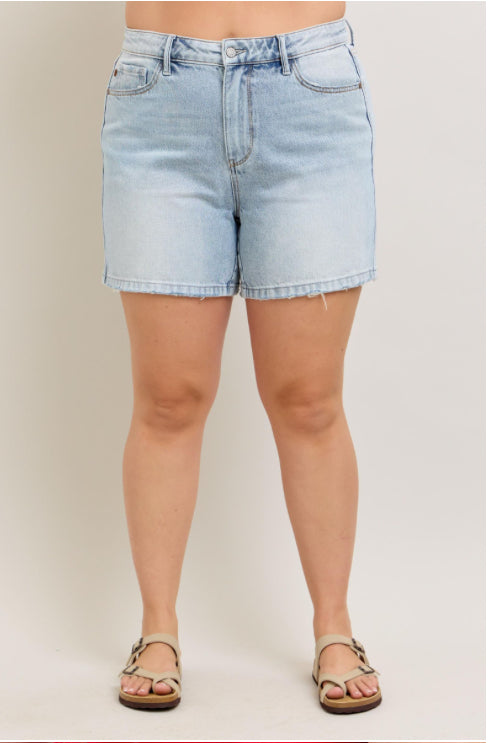 Judy Blue Plus HW Rigid Magic Shorts