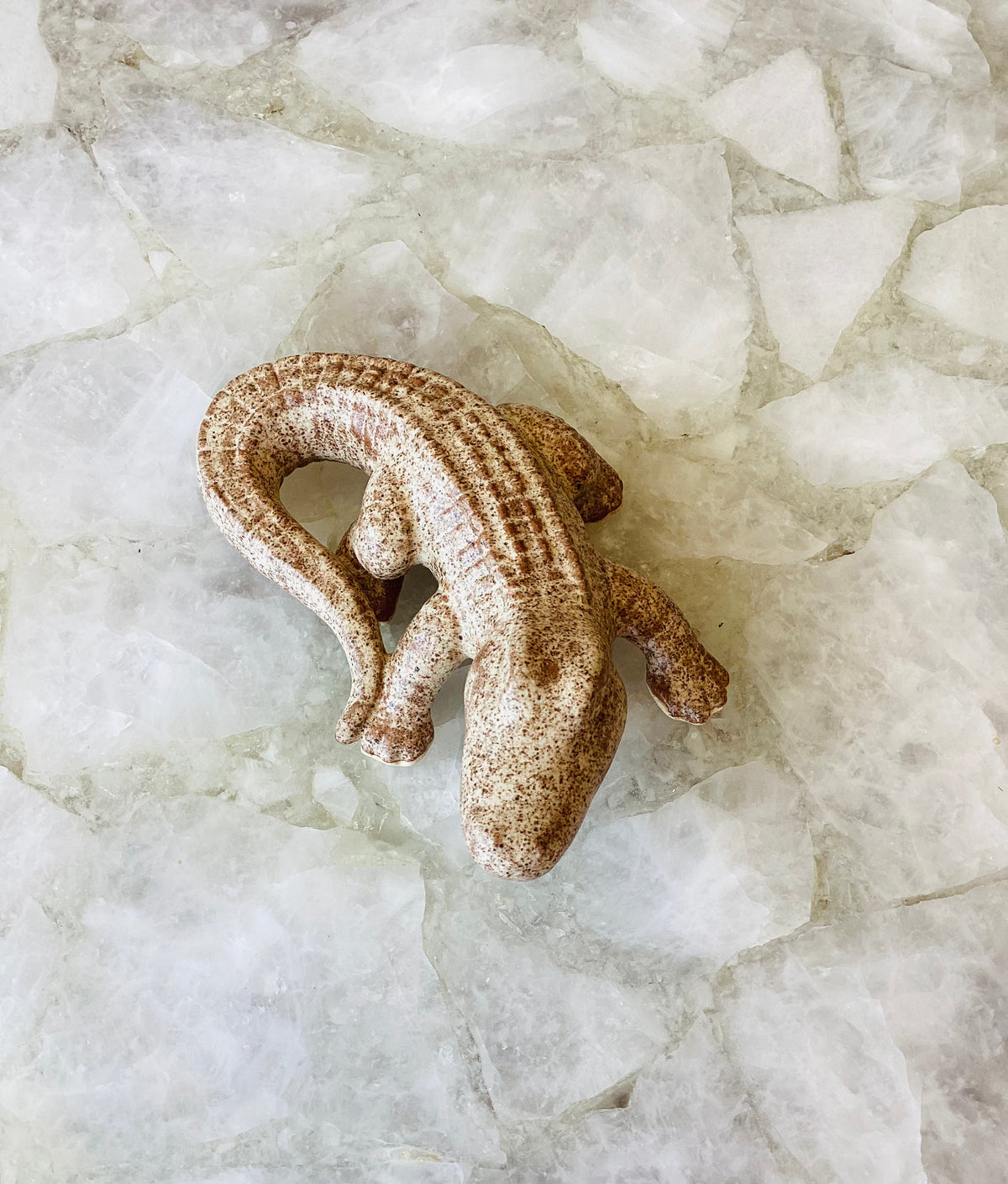 SonShine Pottery Small Alligator Nutmeg
