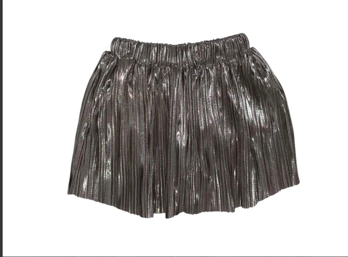 Emma Jean Blakely Skort–Silver Pleated