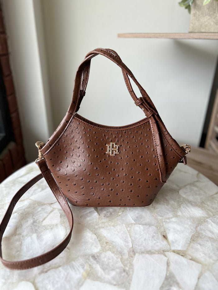 Caroline Hill Pierce Mini Tote - Chocolate EO