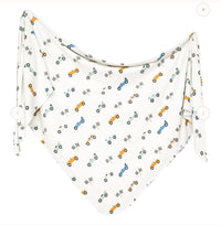Copper Pearl Knit Swaddle Blanket