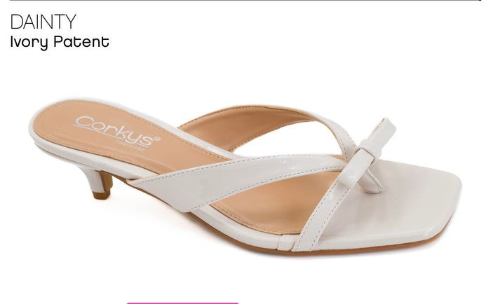 Corkys DAINTY Ivory Patent