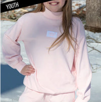 LULU MAC KID LONGSLEEVE TERRY CLOTH TOP