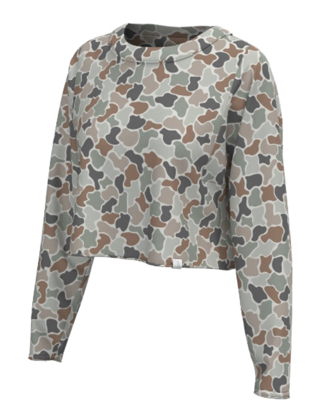 Local Girl-Youth Boxy Crop long sleeve Tee