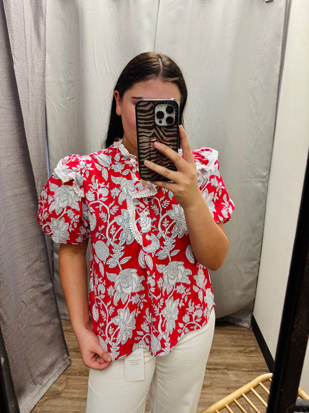 Floral Button Down Top