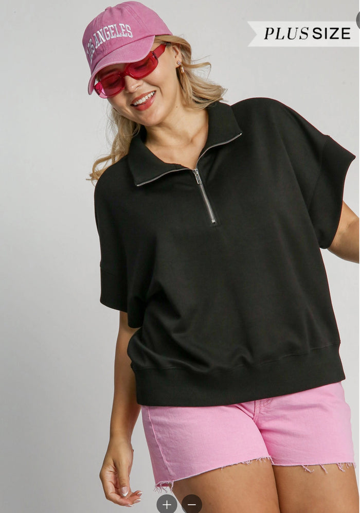 Luxeknit Half Zip Sweatshirt
