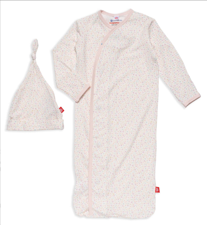 Magnetic Me Gown & Hat Set with Ruffle Bedford Floral
