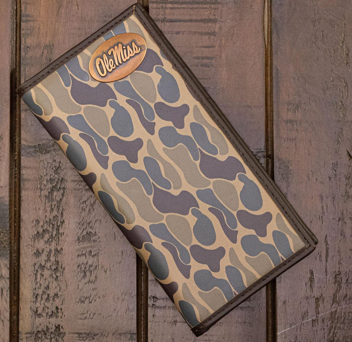 Zep-Pro SECRETARY OLD SCHOOL CAMO LEATHER WALLET