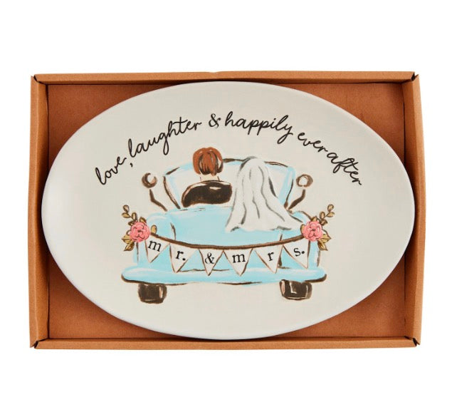 MUDPIE MR & MRS GET-AWAY CAR PLATE