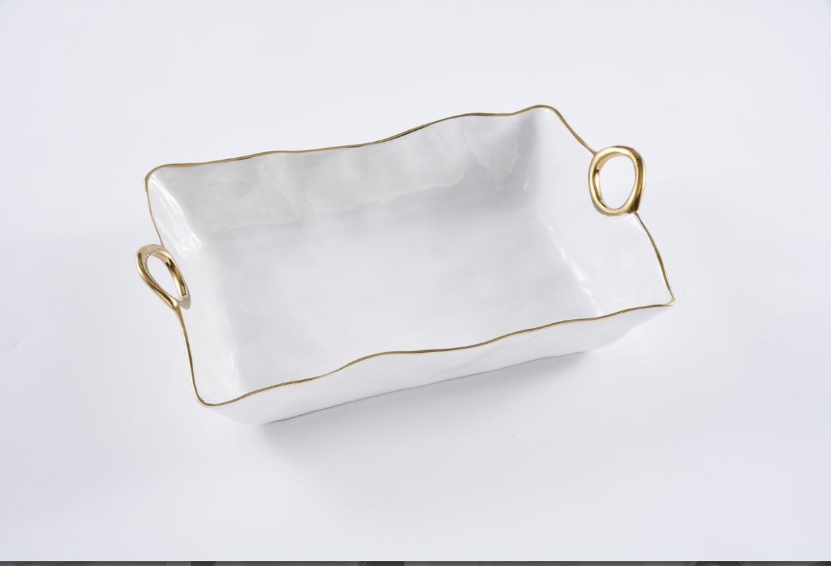 Pampa Bay Large Deep Server Golden Handles