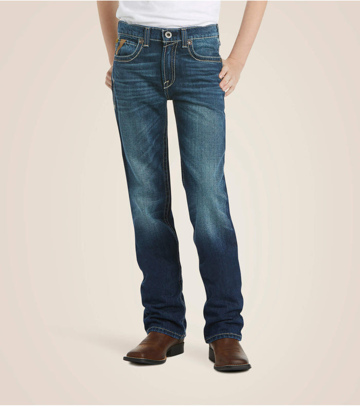 Ariat Youth B5 Slim Boundary Stackable Straight Leg Jean Cyclone