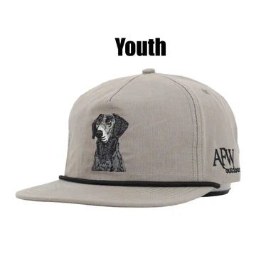 American Flyway Waterfowl - Youth Black  Lab Ripstop  Hat