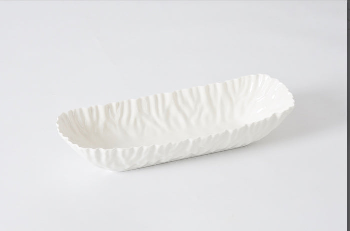 Pampa Bay Deep Rectangular Server Mascali Bianca