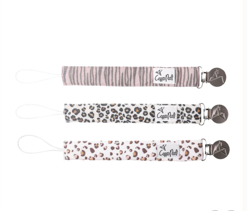 Copper Pearl Binky Clips