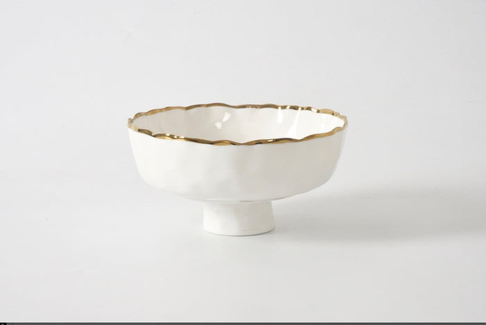 Pampa Bay Small Footed Bowl in Portofino