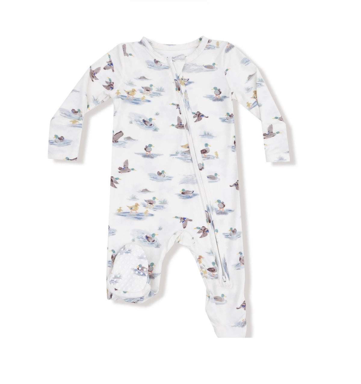 Angel Dear Migrating Mallards- 2 Way Zipper Footie