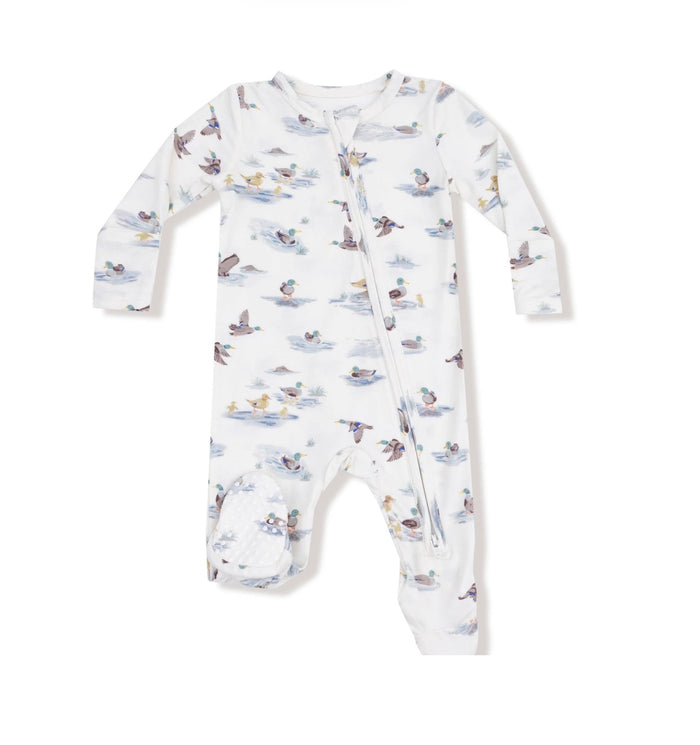 Angel Dear Migrating Mallards- 2 Way Zipper Footie