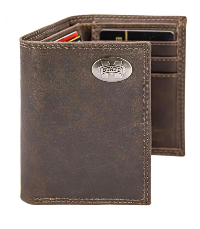 Zep-Pro MEN'S TRIFOLD LEATHER WALLET