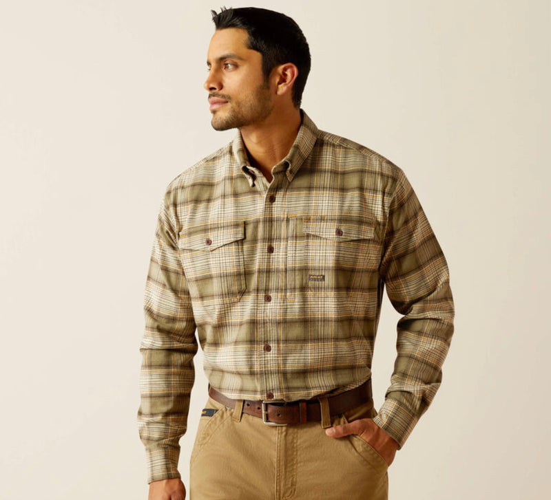 Ariat-Rebar Flannel DuraStretch Work Shirt