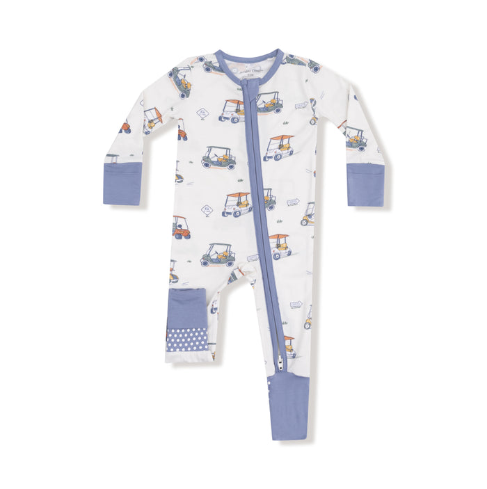 Angel Dear Zooming Golf Carts - 2 Way Zipper Romper