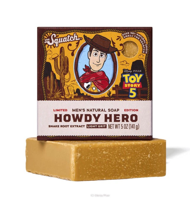 Dr. Squatch- Bar Soap - Toy Story 5: Howdy Hero