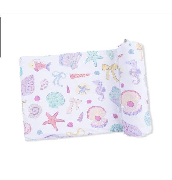 Angel Dear Swaddle Blanket- Beach Days