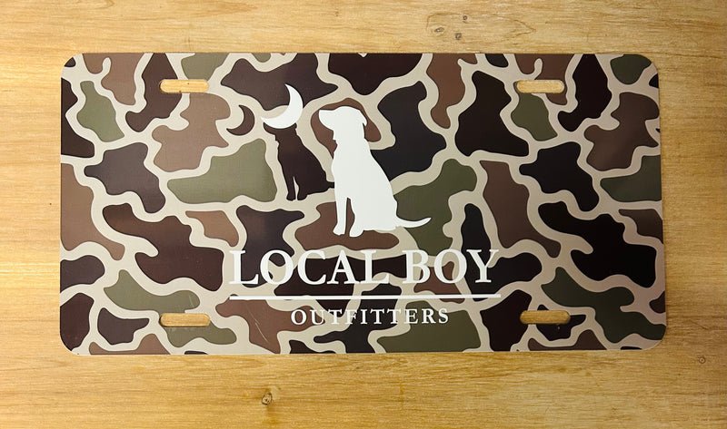 Local Boy-license plate