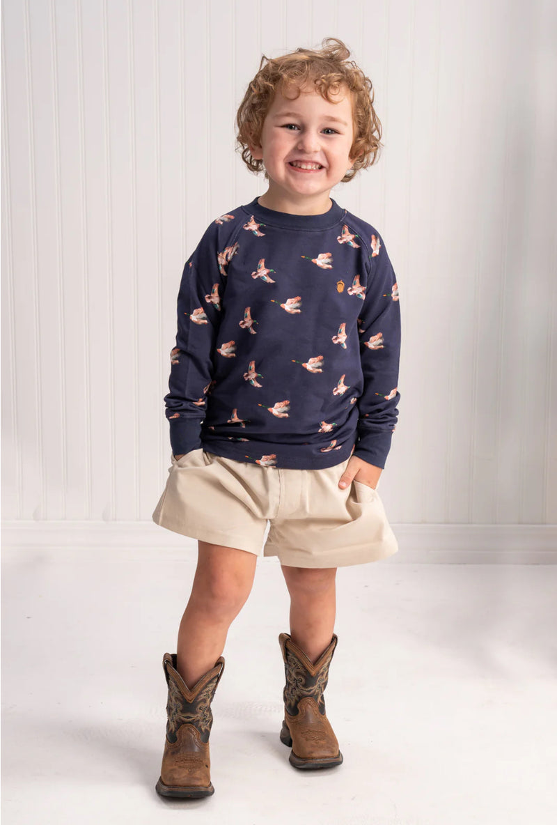 The Oaks Navy Mallard Boys Sweatshirt