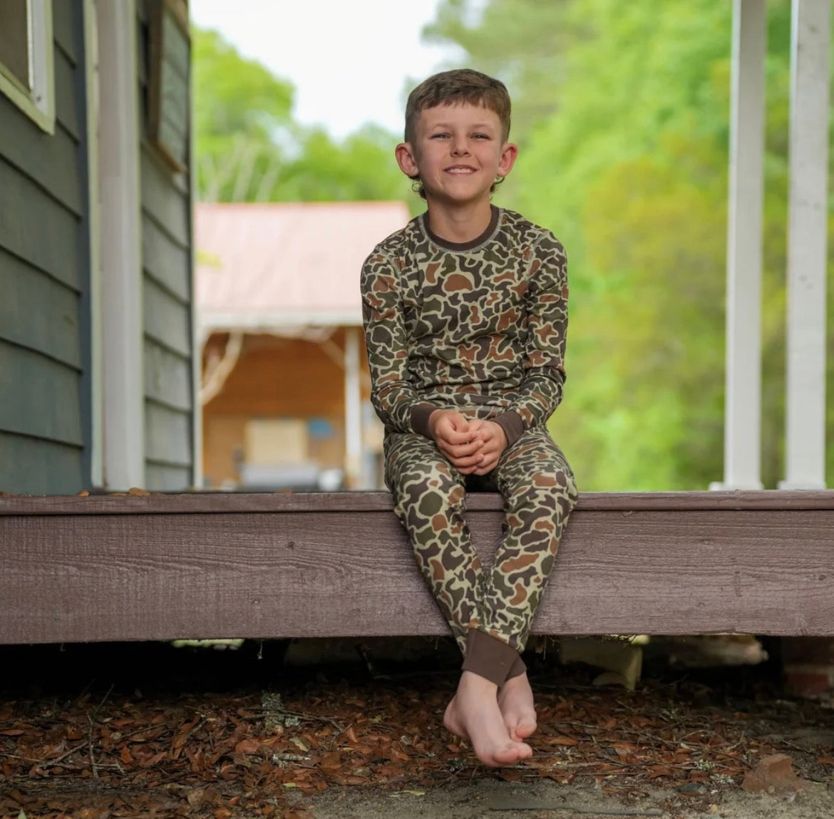 Local Boy Youth Rib Pajama Set