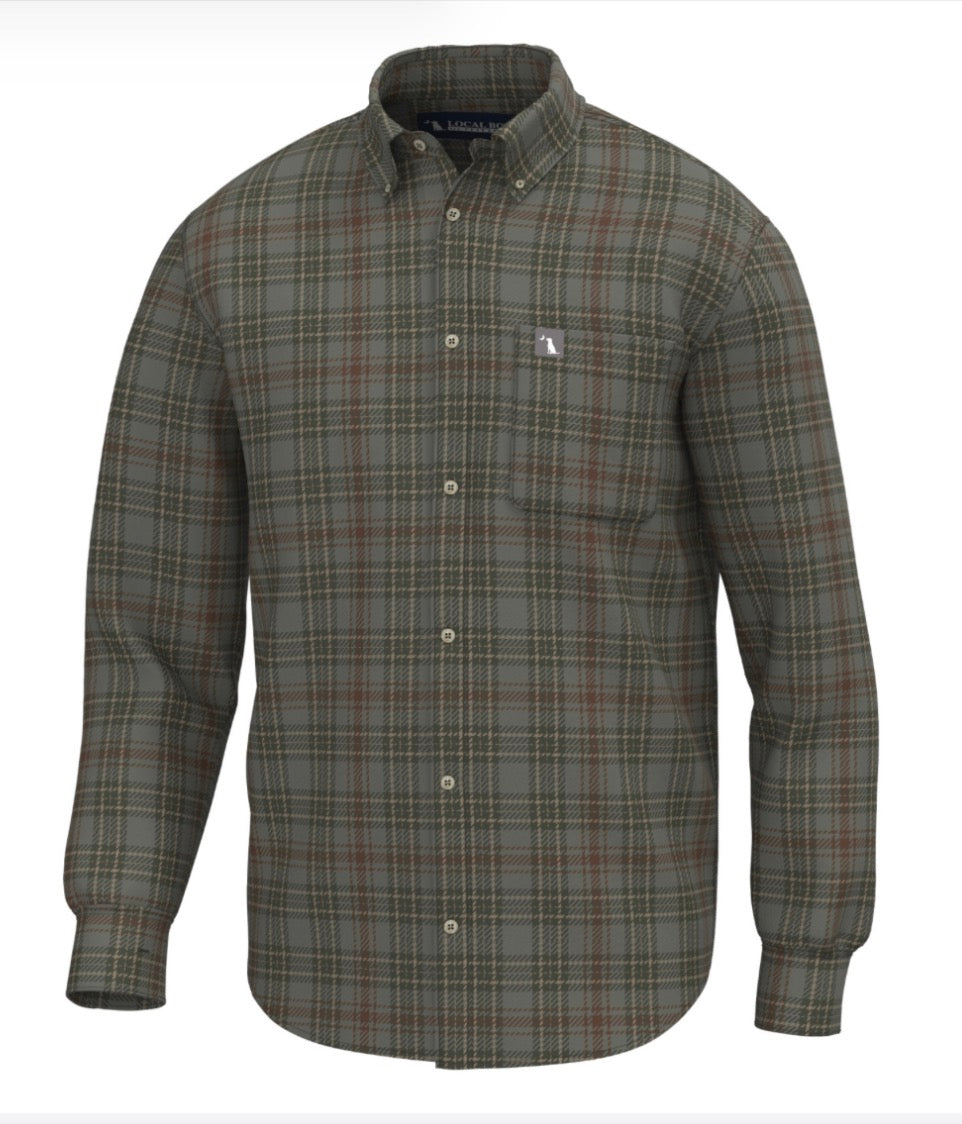 Local Boy-Cain Stretch Flannel