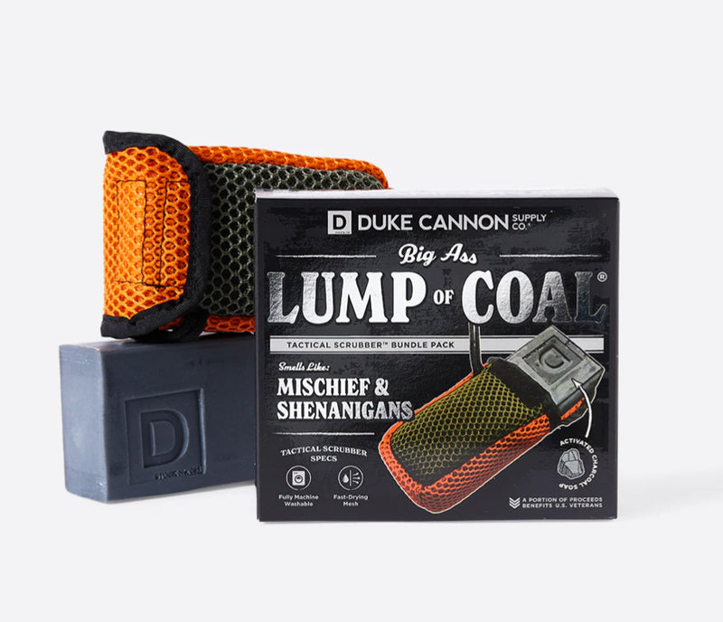 Duke Cannon Supply Co. - BIG ASS LUMP OF COAL TACTICAL SCRUBBER BUNDLE PACK