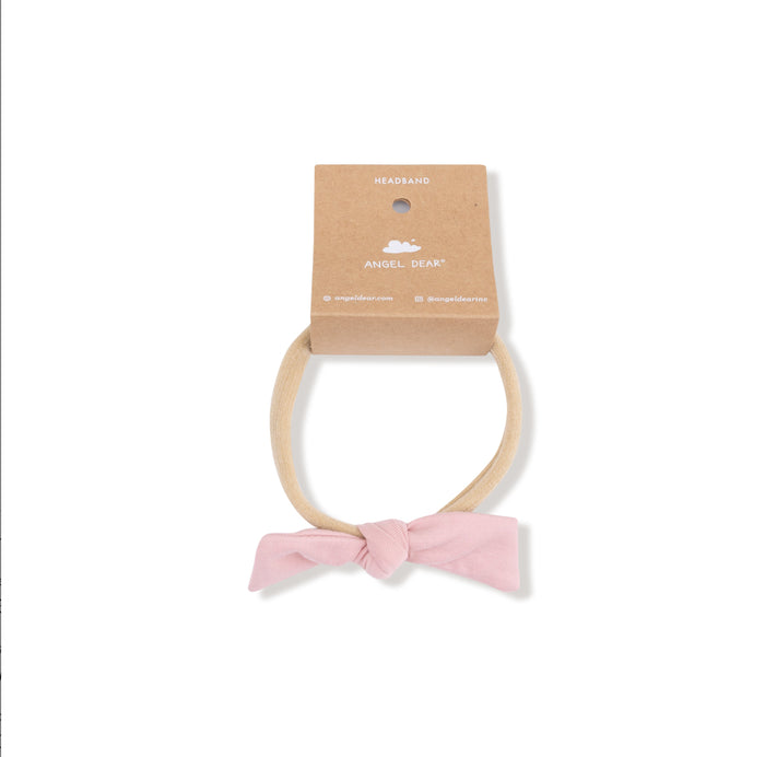 Angel Dear Basics - Mellow Rose - Bow With Nylon Headband
