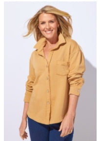 Escape Color Wash Terry Anywhere Shacket