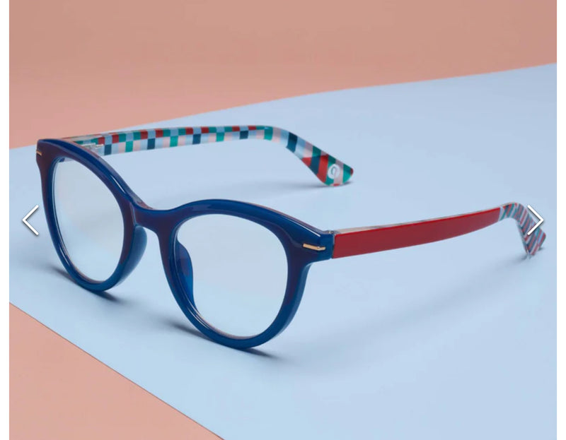 Peepers Daphne Teal/Red Check