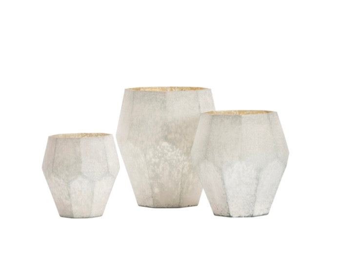 Medallion Glass Vase