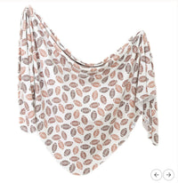 Copper Pearl Knit Swaddle Blanket
