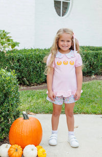 Trotter Street Pumpkin Floral Short Set