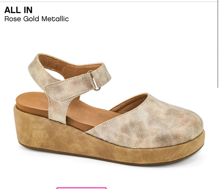 Corkys All In Rose Gold Metallic