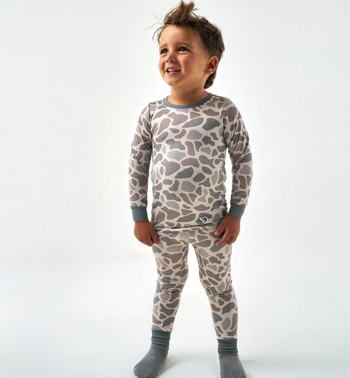 Burlebo-Youth - Pajama Set - Classic Deer Camo