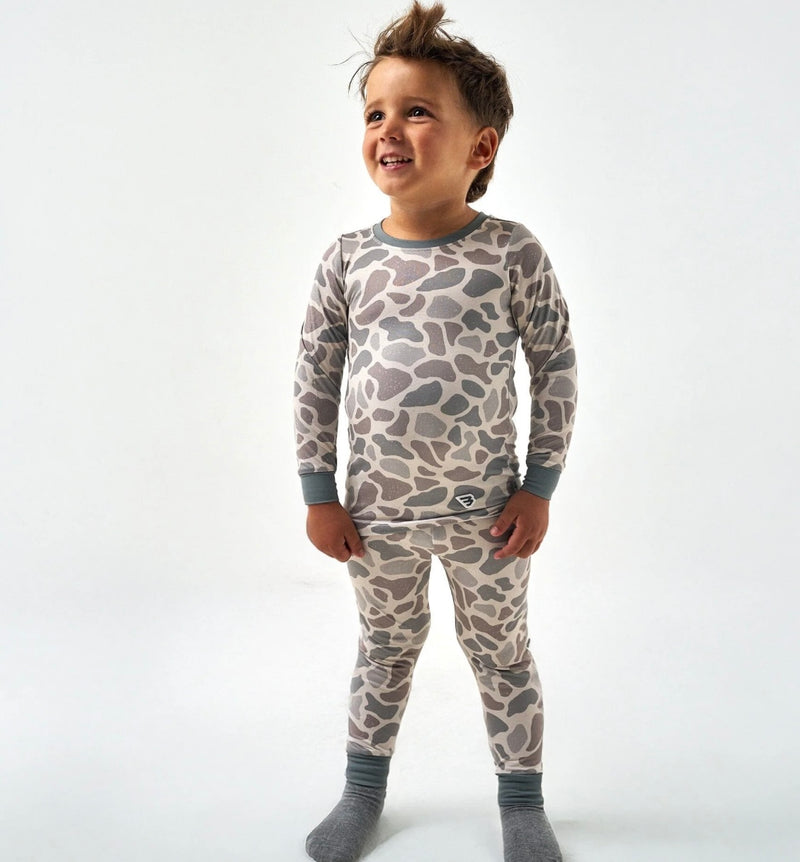 Burlebo-Youth - Pajama Set - Classic Deer Camo