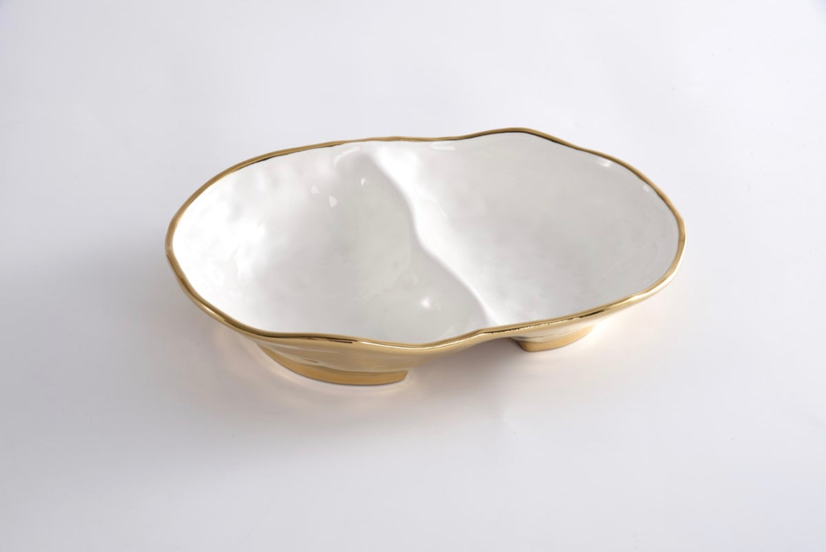 Pampa Bay 2 Section Bowl in Moonlight