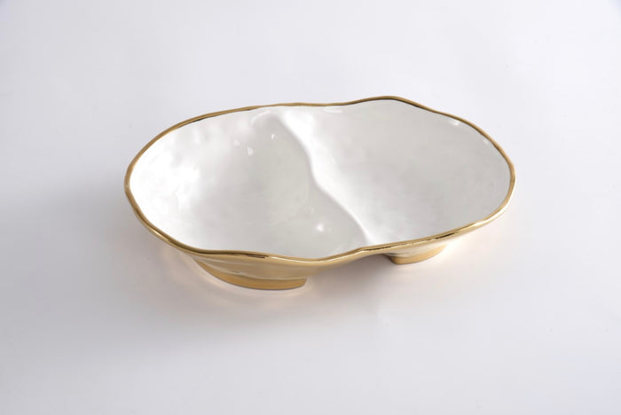Pampa Bay 2 Section Bowl in Moonlight