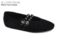 Corkys All Eyes On Me- Black Faux Suede