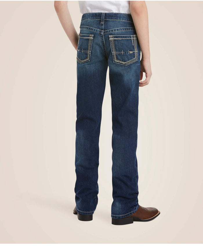 Ariat Youth B5 Slim Boundary Stackable Straight Leg Jean Cyclone